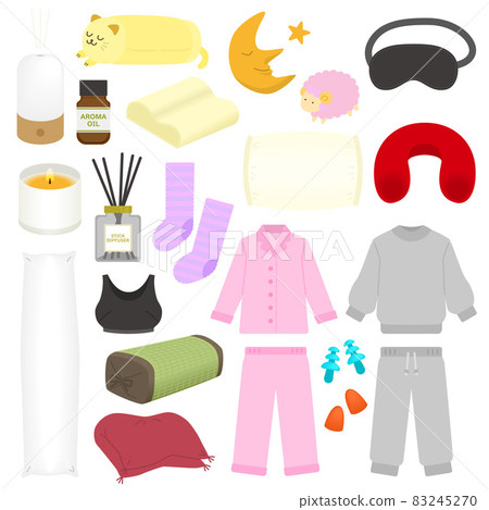 Illustration of sleep goods 83245270
