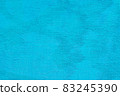 Texturized blue putty. Vintage or grungy background of venetian stucco texture 83245390