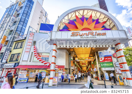 東京大田區街景蒲田站前商店街 83245715