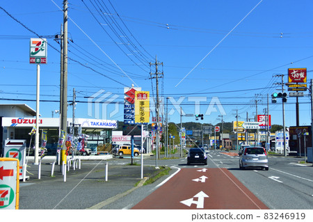 千葉縣大多喜町與市原市之間的大部分喜街風景 83246919