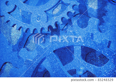 Abstract golden shiny clockwork background Abstract golden shiny clockwork background 83248329