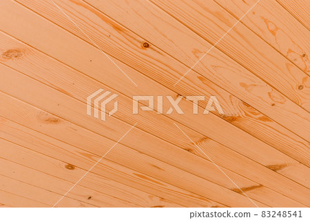 Diagonal pattern of wooden ceiling boards exterior and interior plank surface timber texture background Diagonal pattern of wooden ceiling boards exterior and interior plank surface timber texture background 83248541