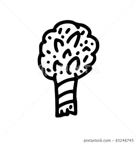 bath broom line vector doodle simple icon bath broom line vector doodle simple icon 83248745