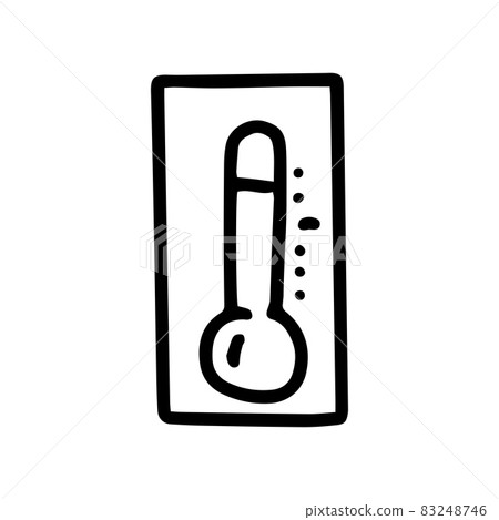 sauna thermometer line vector doodle simple icon sauna thermometer line vector doodle simple icon 83248746