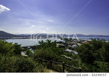 從和歌山縣和歌山市天狗山眺望和歌之浦的和歌山玉松島神社 83249157