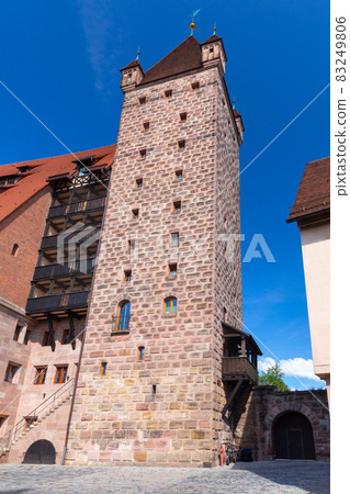Historical part of the old town of Nuremberg, Franconia, Germany. Historical part of the old town of Nuremberg, Franconia, Germany. 83249806
