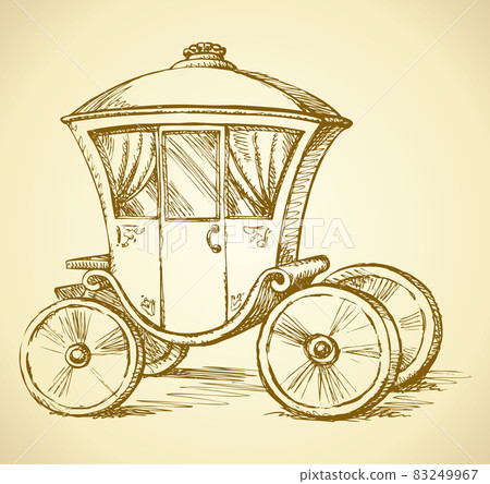 Carriage. Vector drawing 83249967