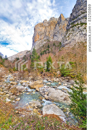 Veral River, Anso Valley, Valles Occidentales Natural Park, Spain 83250869