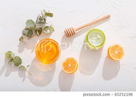 Cosmetic cream with natural ingredients 83252196