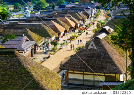 福島縣秋季大內宿 福島縣秋季大內宿 83252830