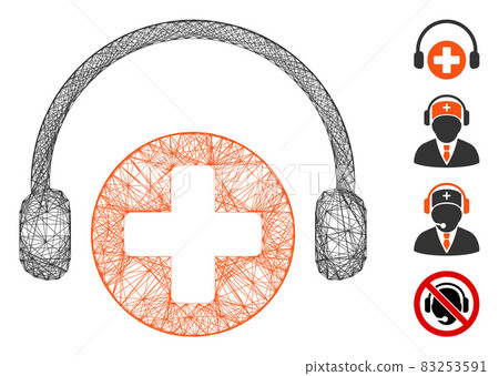 Hatched Hospital Call Service Vector Mesh Hatched Hospital Call Service Vector Mesh 83253591