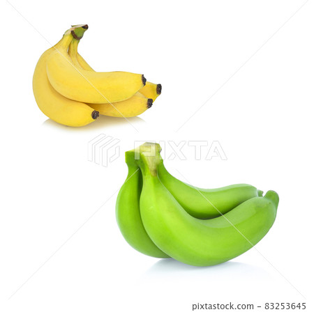 Banana isolated on white blackground Banana isolated on white blackground 83253645