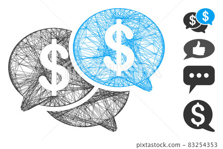 Net Financial Webinar Vector Mesh 83254353