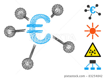 Net Euro Distribution Vector Mesh Net Euro Distribution Vector Mesh 83254842