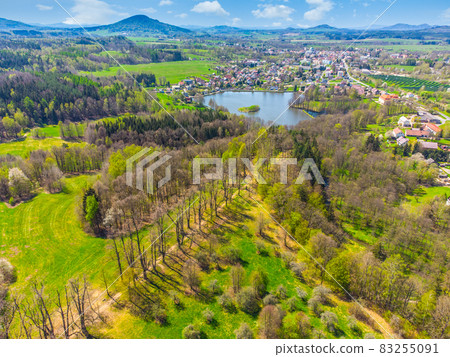 Rural landscape around Jablonne v Podjestedi Rural landscape around Jablonne v Podjestedi 83255091