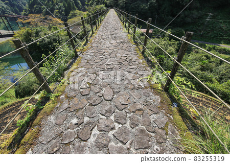 高知縣四萬十鎮島根橋 高知縣四萬十鎮島根橋 83255319