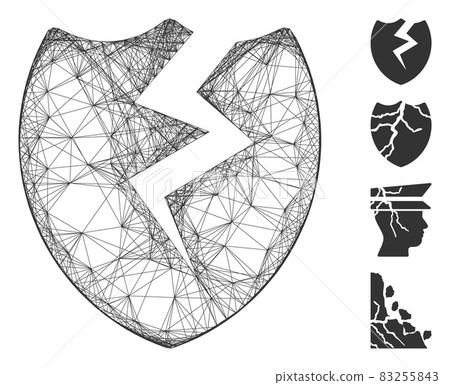 Broken Shield Vector Broken Shield Vector Images | Depositphotos