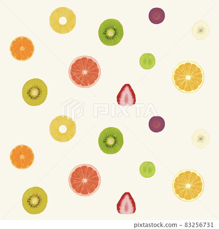 切水果的橫截面圖 83256731