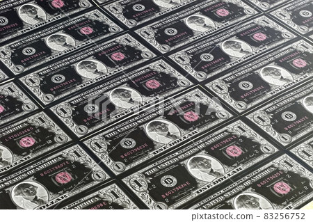 1 dollar bill 83256752