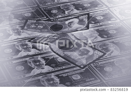 Dollar VS yen Dollar VS yen 83256819