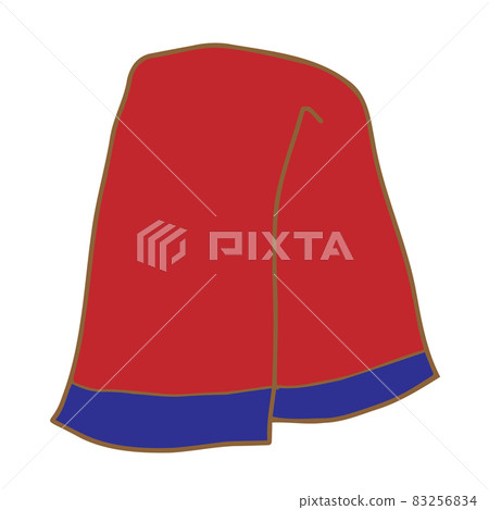 Illustration of red muffler Illustration of red muffler 83256834