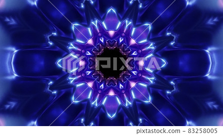 3d illustration of 4K UHD ornamental glowing tunnel 3d illustration of 4K UHD ornamental glowing tunnel 83258005