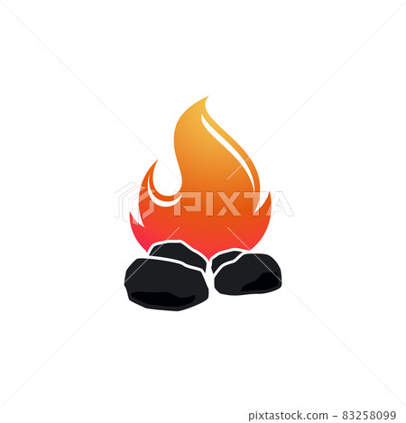 charcoal Vector icon design illustration 83258099