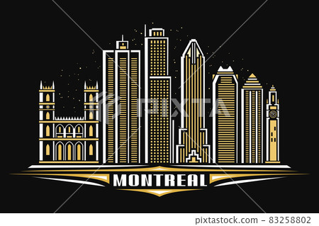 Vector illustration of Montreal Vector illustration of Montreal 83258802