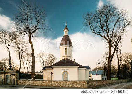 Kuressaare, Estonia. Church Of St. Nicholas In Winter Time 83260333
