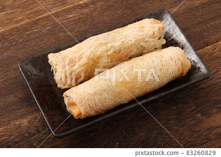 Vietnamese style pork and vermicelli fried spring rolls Vietnamese style pork and vermicelli fried spring rolls 83260829