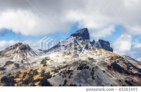 Black Tusk Mountain, Canadian nature landscape. Black Tusk Mountain, Canadian nature landscape. 83261455