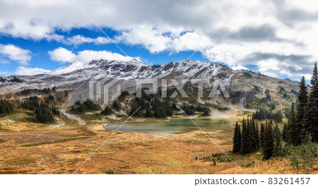 Canadian nature landscape in mountains. 83261457