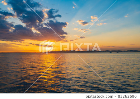 東京灣浦賀水道黃昏 東京灣浦賀水道黃昏 83262696