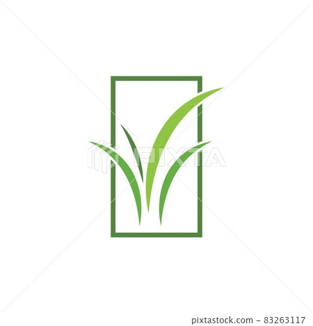 Grass ilustration logo 83263117