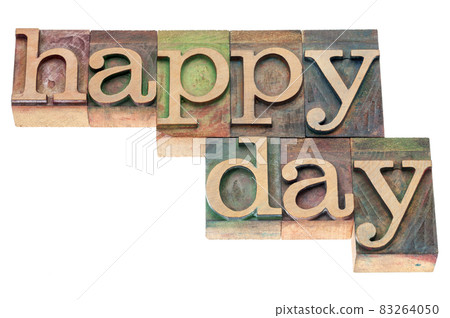 happy day typography happy day typography 83264050