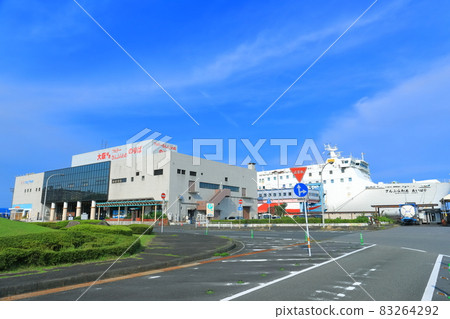 [大分縣] 天氣晴朗的別府港（大阪結城渡輪碼頭） 83264292