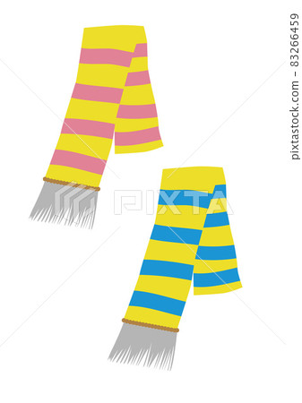 Muffler illustration set Muffler illustration set 83266459