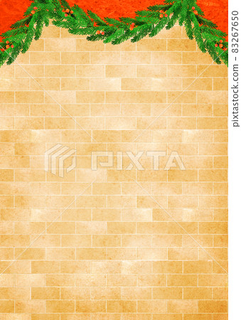 Background material Christmas fir tree 83267650