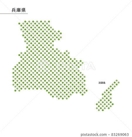 Hyogo prefecture map dot 83269063