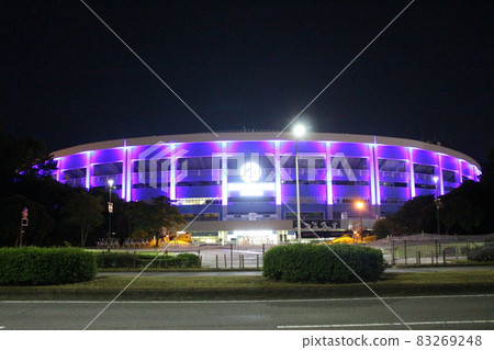 ZOZO Marine Stadium lit up 83269248
