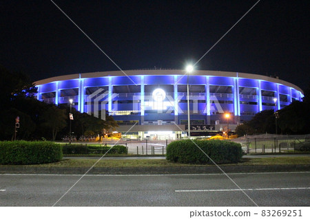 ZOZO Marine Stadium lit up 83269251