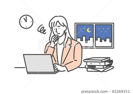 半夜加班的女人 半夜加班的女人 83269351