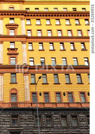 yellow facade of building of Federal Security Service 83269958