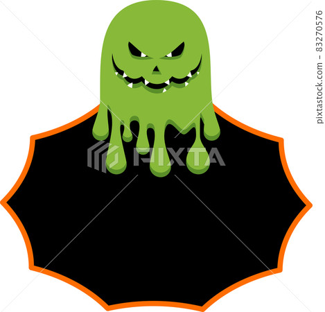 Halloween Sticker, price tag or label with Halloween ghost. Halloween Sticker, price tag or label with Halloween ghost. 83270576
