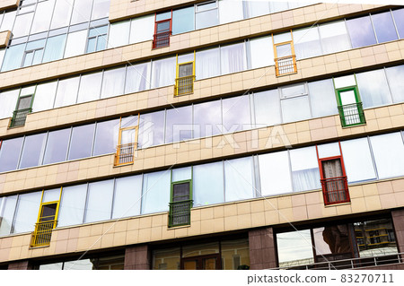glass wall high-rise apartment building in Moscow glass wall high-rise apartment building in Moscow 83270711
