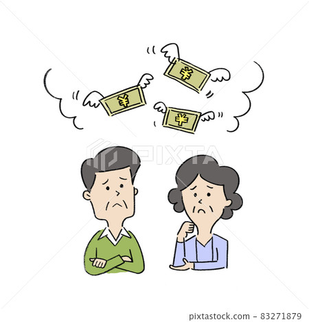 Middle-aged couple worried about money Middle-aged couple worried about money 83271879