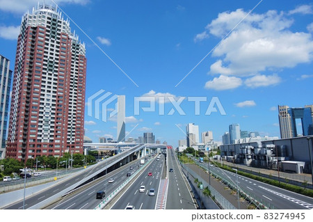 View from Odaiba Teleport Bridge 83274945