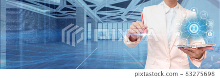 Picture Of Businessman Holding Pen And Tablet Lightly Presenting Wonderful Futuristic Technology. Lab Technician Using Stylus Taking Notes Showing Modern Automation. Picture Of Businessman Holding Pen And Tablet Lightly Presenting Wonderful Futuristic Technology. Lab Technician Using Stylus Taking Notes Showing Modern Automation. 83275698