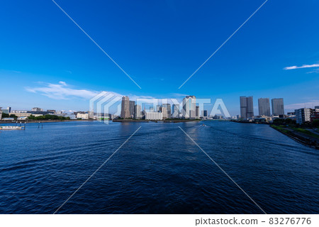 Tokyo Rinkai area landscape photo Tokyo Rinkai area landscape photo 83276776