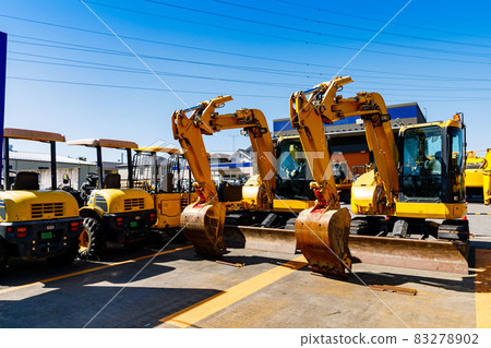 Construction vehicle heavy equipment backhoe Construction vehicle heavy equipment backhoe 83278902